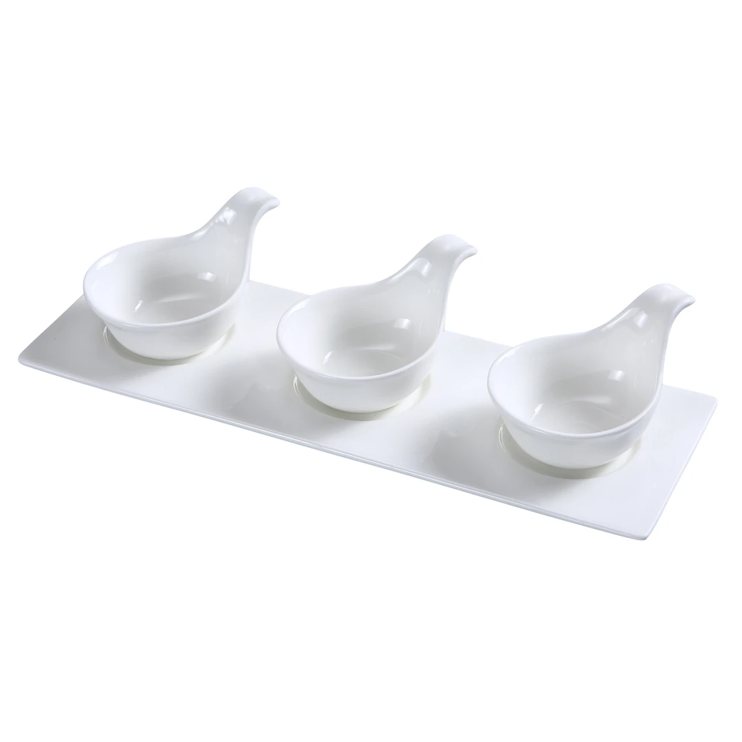 Yanco PS-723 Piscataway Tasting Spoon Set (3) 3-1/4" 4 Oz. Spoons