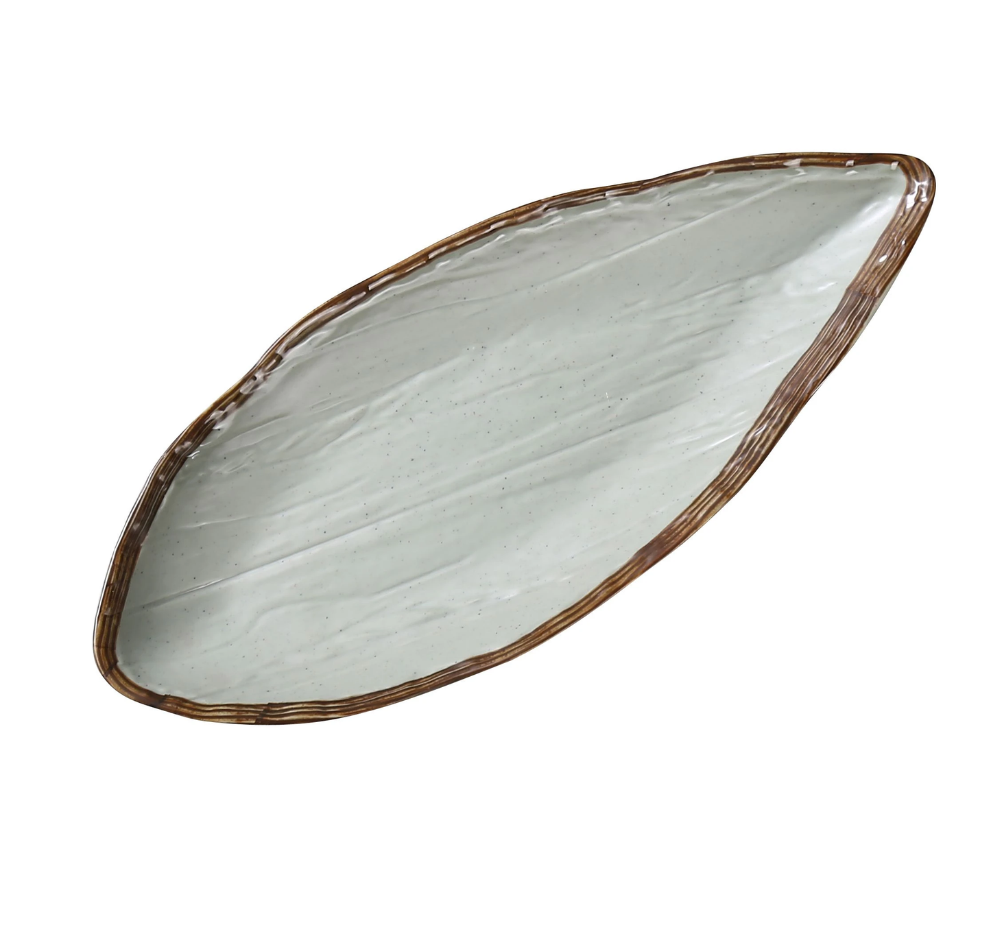 Yanco YO-2114 Yoto Display Plate 14-1/2"L X 6"W X 1-3/4"H Oval