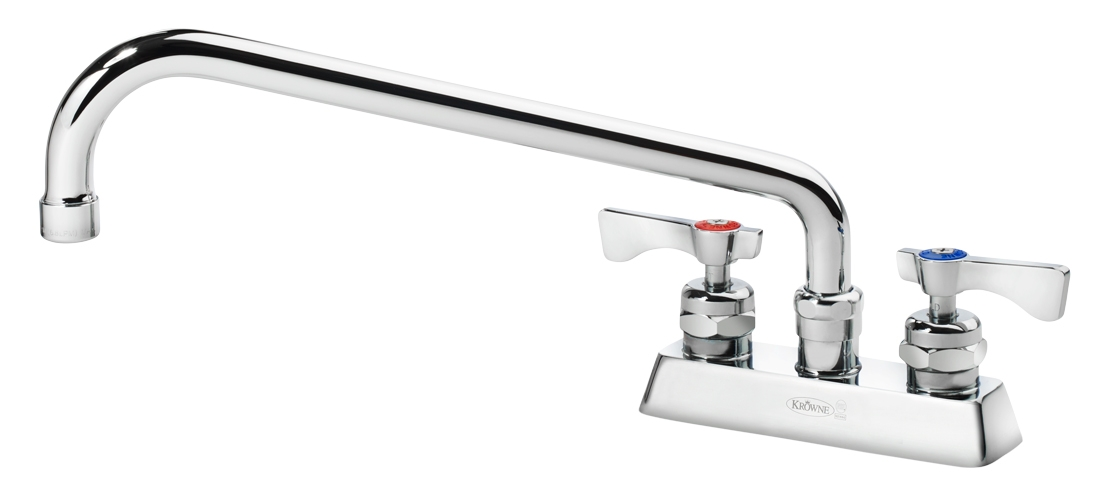 Krowne 15-312L Deck Mount Faucet w/ 12" Swing Nozzle