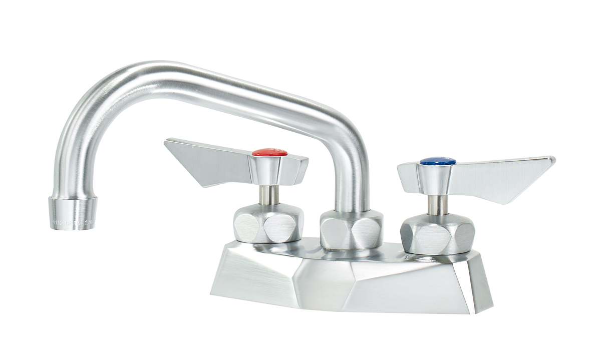 Krowne DX-306 Deck Mount Faucet w/ 6" Swing Spout - 4" Centers