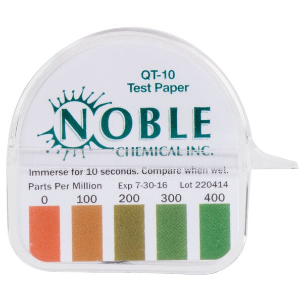 Sanitizer- NOBLE QT-10 Test Paper