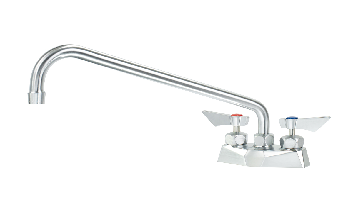 Krowne DX-314 Deck Mount Faucet w/ 14" Swing Spout - 4" Centers
