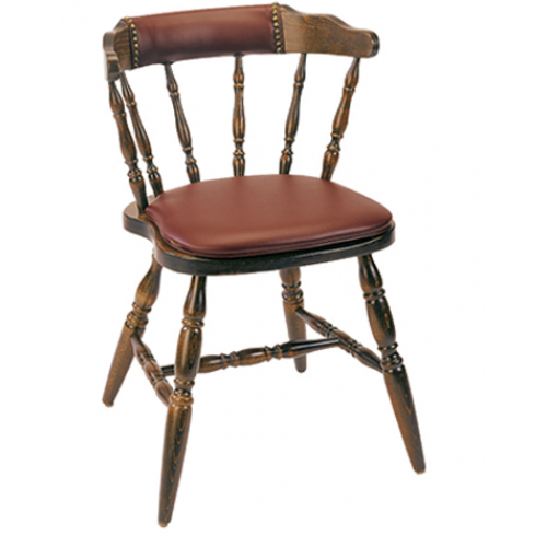 G&A Wood Chair COLONIAL - 3850FP Solid European Beechwood Stackable