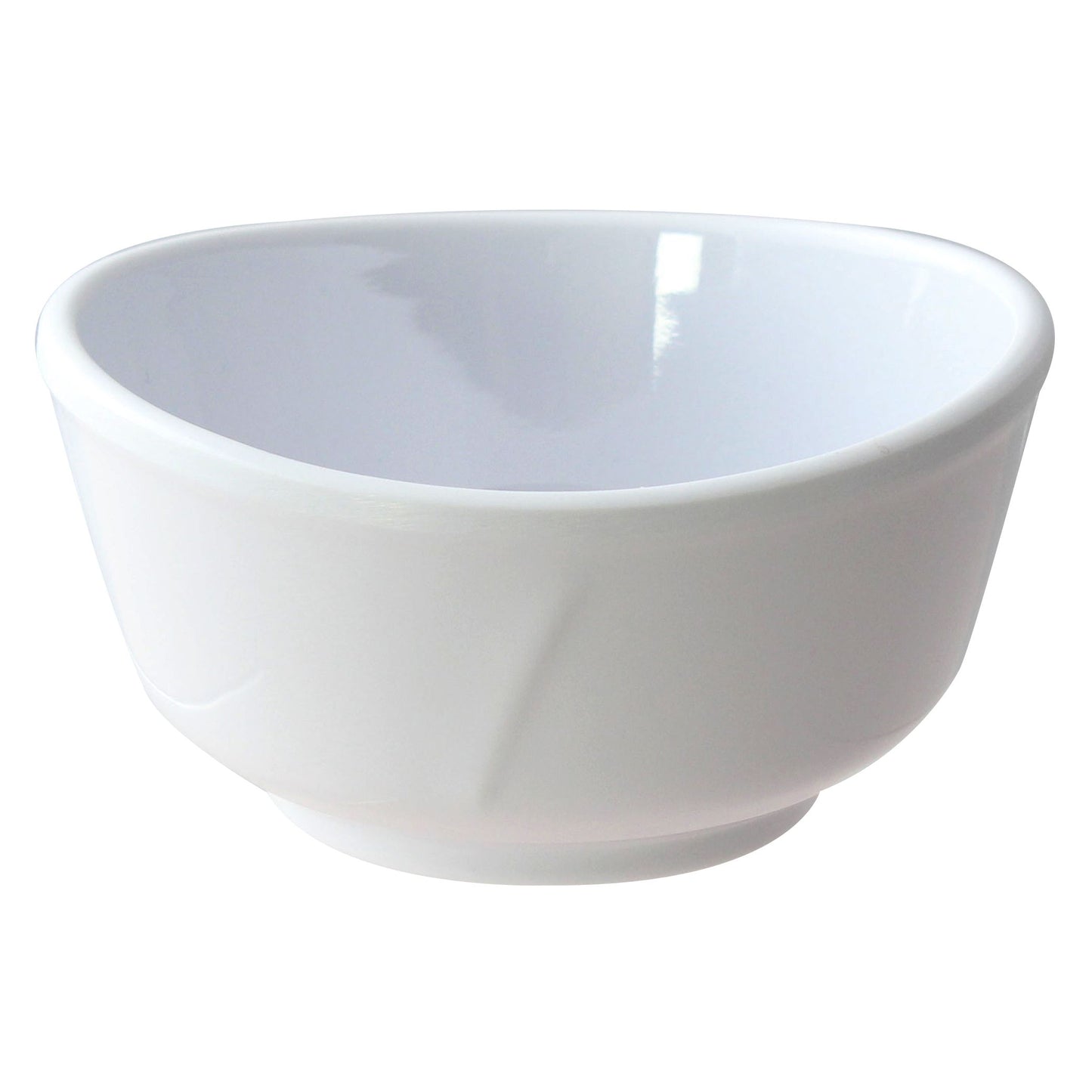 Thunder Group 39045WT Classic White 11 oz. Round Melamine Bowl - 12/Case
