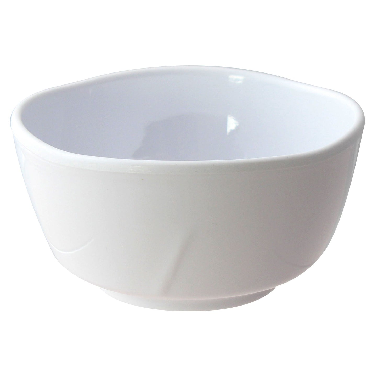 Thunder Group 39050WT Classic White 16 oz. Round Melamine Round Bowl - 12/Case