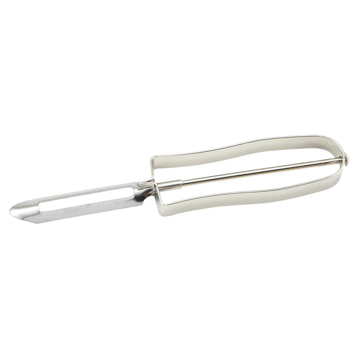 WINCO VP-1 Vegetable Peeler, 6 inch L, Stainless Steel Blade, Nickel Plated Handle