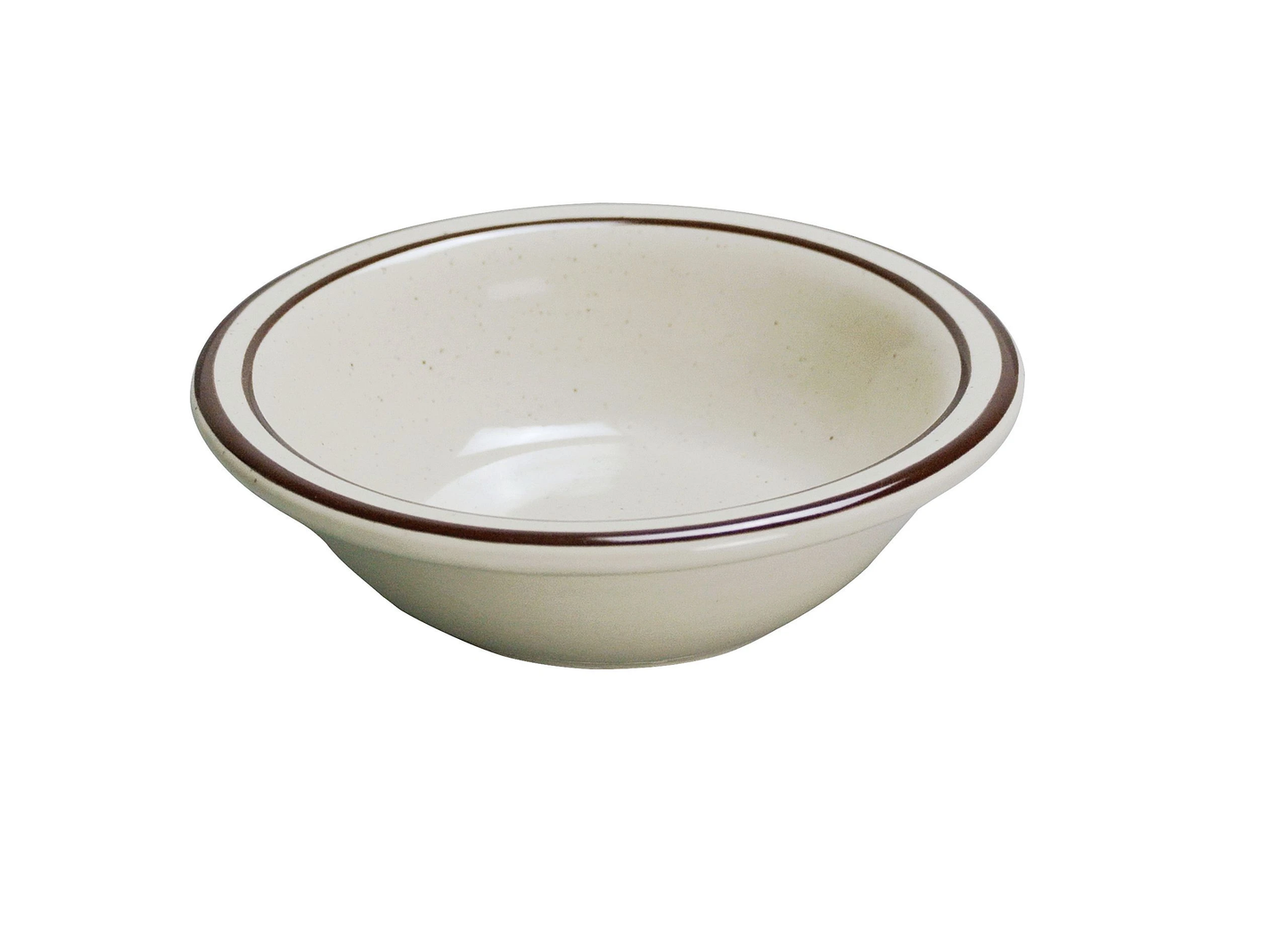 Yanco BR-11 Brown Speckled Fruit Bowl 4-3/4 Oz. 4-5/8" Dia.