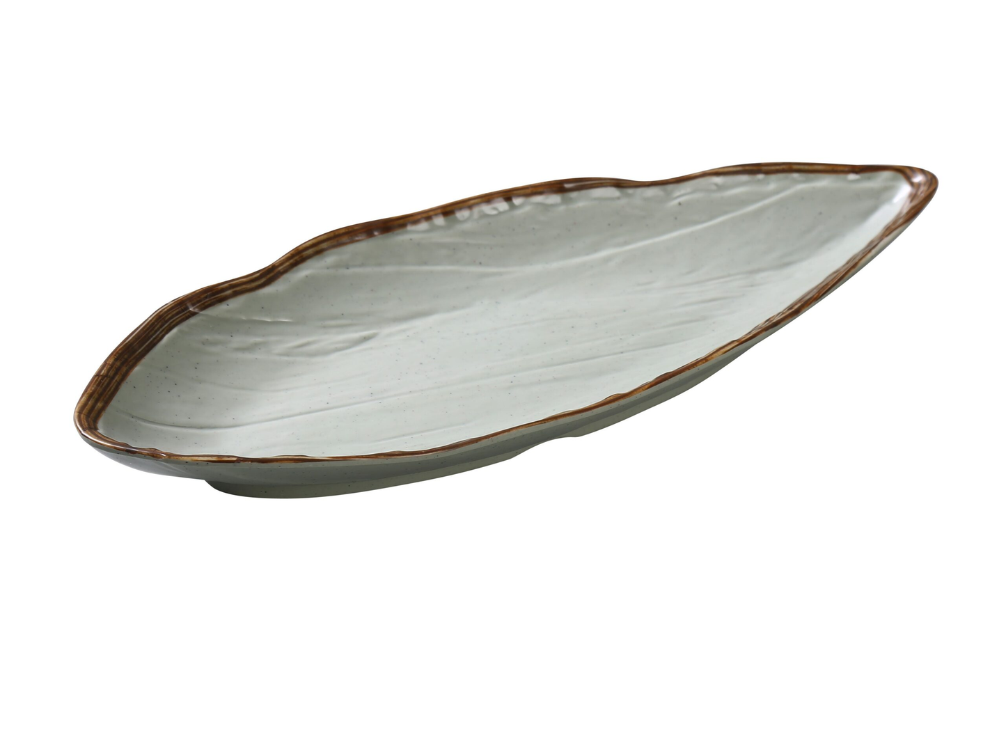 Yanco YO-2116 Yoto Display Plate 16-1/2"L X 7"W X 1-7/8"H Oval