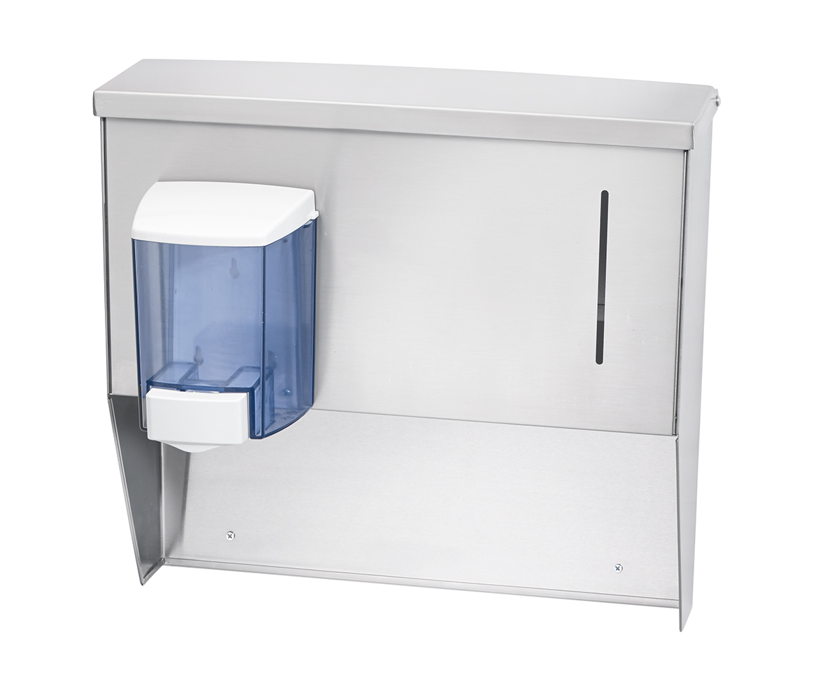Krowne H-111 Towel & Soap Dispenser For Wall Mount Hand Sinks