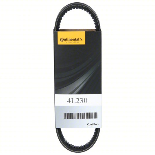Continental ContiTech Belt A21 4L230  V-Belt 0.50" Width, 0.31" Height, 23" Nominal Outside Length