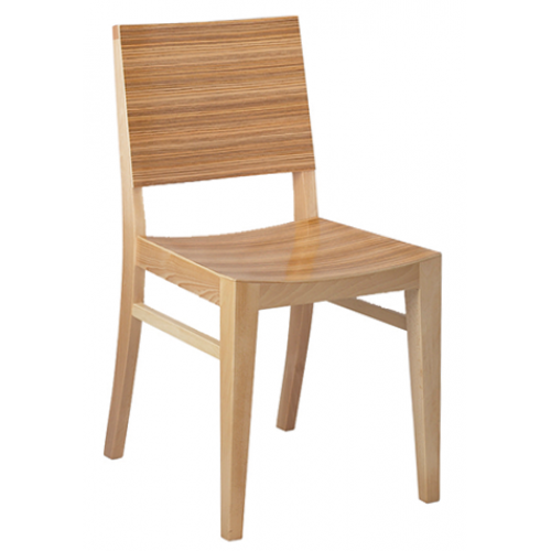 G&A Wood Chair MADISON 4640-Z-VS Solid European Beechwood Stackable