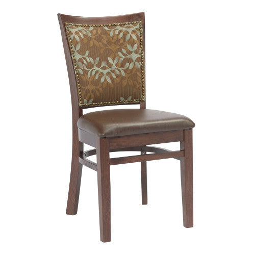 G&A Wood Chair CHECKER - 4650FP1 Solid European Beechwood