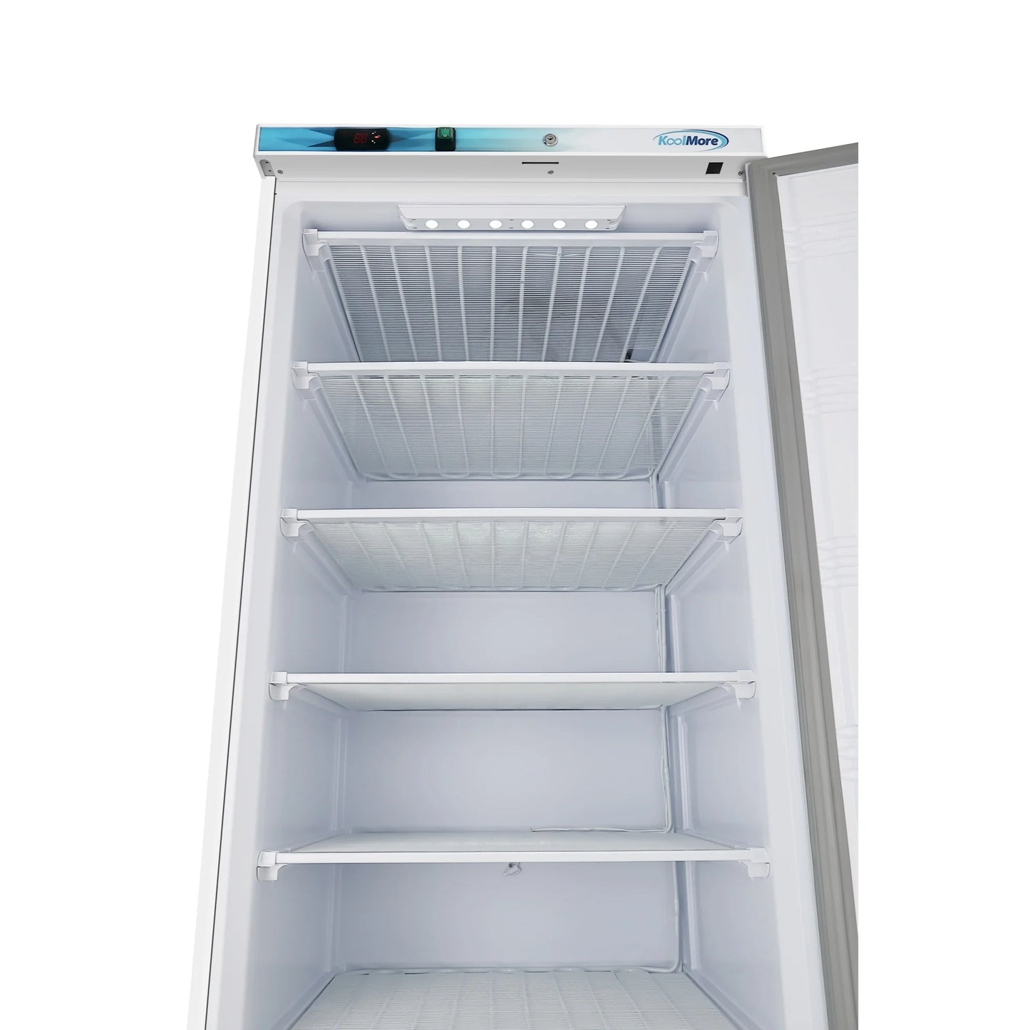 Koolmore KM-FMD20WH Commercial Upright Freezer 30.1"L 21 Cu. Ft. White Manual Defrost