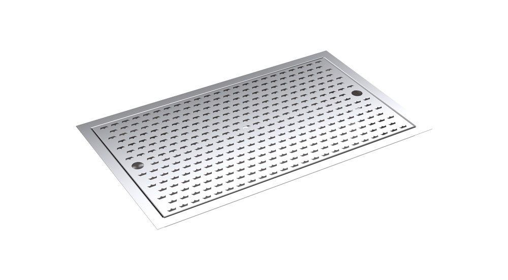 Krowne KR-D24 24"L  Drop-In Bar Drainer w/ Mounting Studs, Stainless
