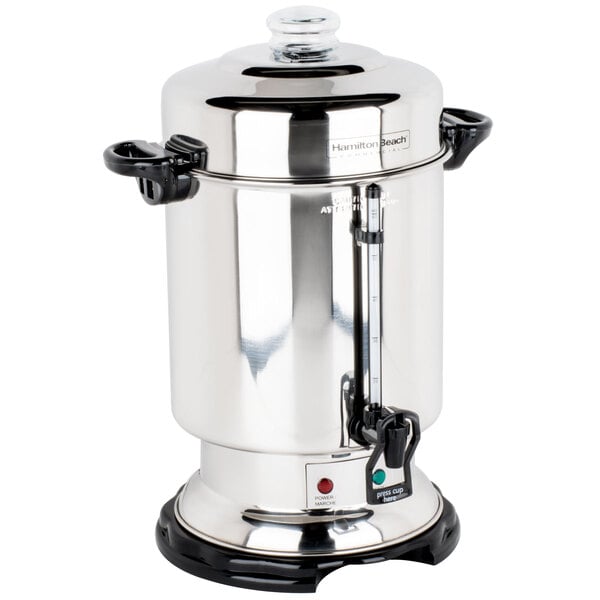 Hamilton Beach D50065 Stainless Steel Coffee Urn, 60 Cups, 120 V