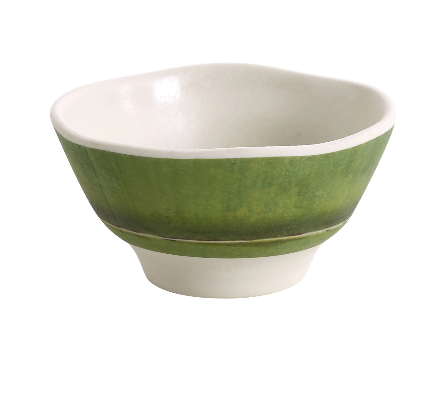 Yanco BA-405 Bamboo Style Miso Soup Bowl 10 Oz. 4-1/2" Dia. X 2-1/2"H