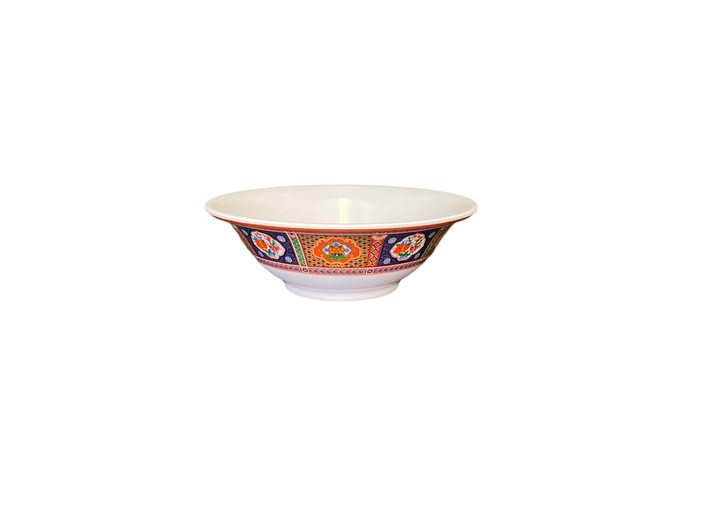 Thunder Group 5106TP Peacock 15 oz. Round Melamine Deep Bowl - 12/Case