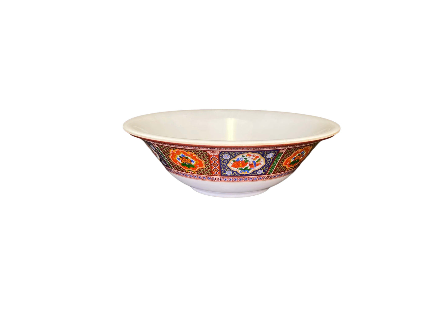 Thunder Group 5107TP Peacock 24 oz. Round Melamine Deep Bowl - 12/Case
