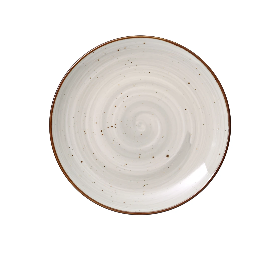 Yanco LY-1107 Lyon Plate 7-1/4" Dia. X 3/4"H Round