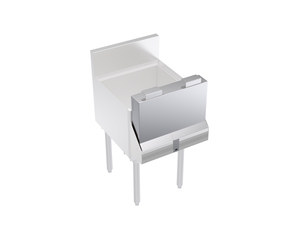 KROWNE KR-SC18 Locking Cover for Single Speed Rail, 18 inch L, Stainless Steel