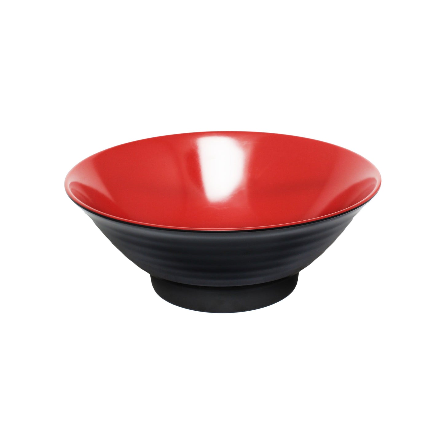 Thunder Group 5185JBR 42 oz. Two Tone Melamine Noodle Bowl - 12/Pack
