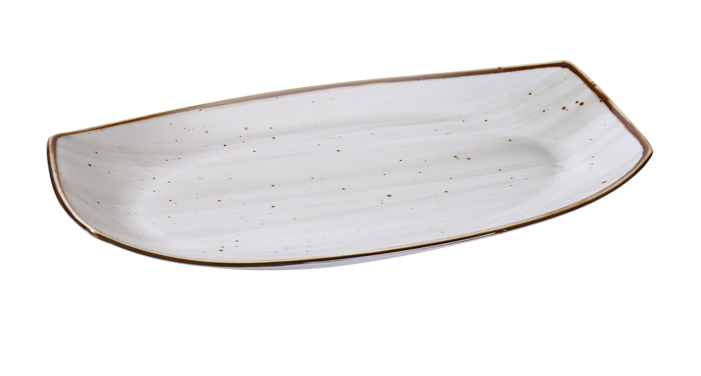 Yanco LY-213 Lyon Plate 13"L X 7-3/8"W X 1-1/2"H Rectangular