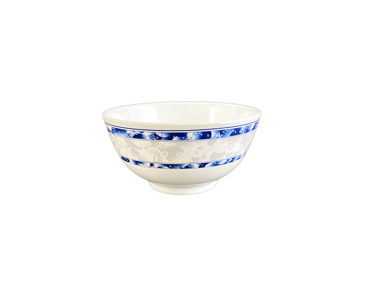 Thunder Group 5206DL Blue Dragon 25 oz. Round Melamine Rice Bowl - 12/Case