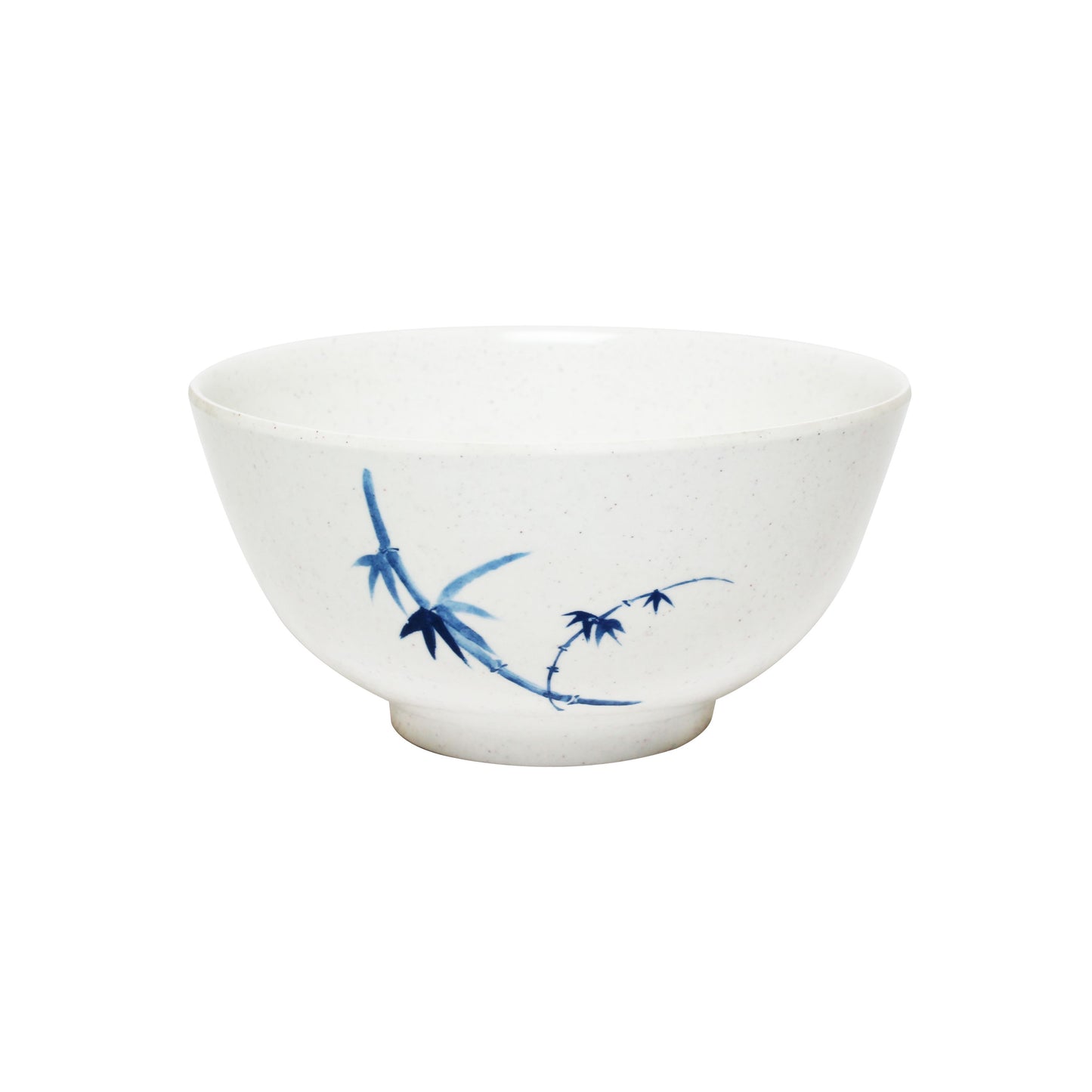 Thunder Group 5208BB Blue Bamboo 1.75 Qt. Round Melamine Rice Bowl - 12/Case