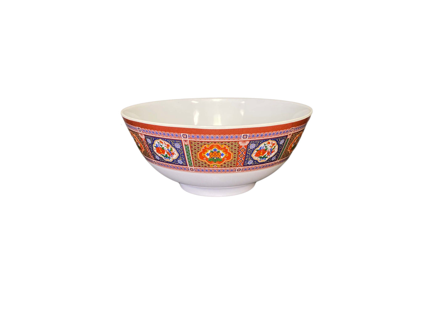 Thunder Group 5208TP Peacock 1.75 qt. Round Melamine Rice Bowl - 12/Case