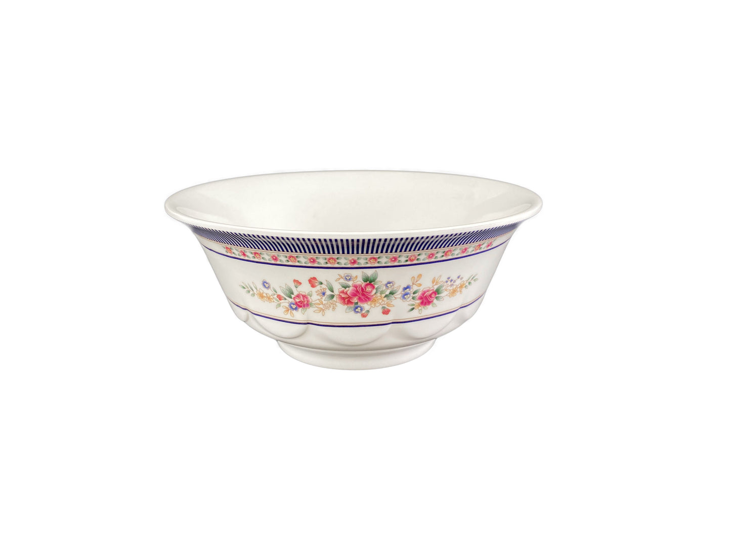 Thunder Group 5265AR 25 oz Round Scalloped Melamine Bowl, Rose