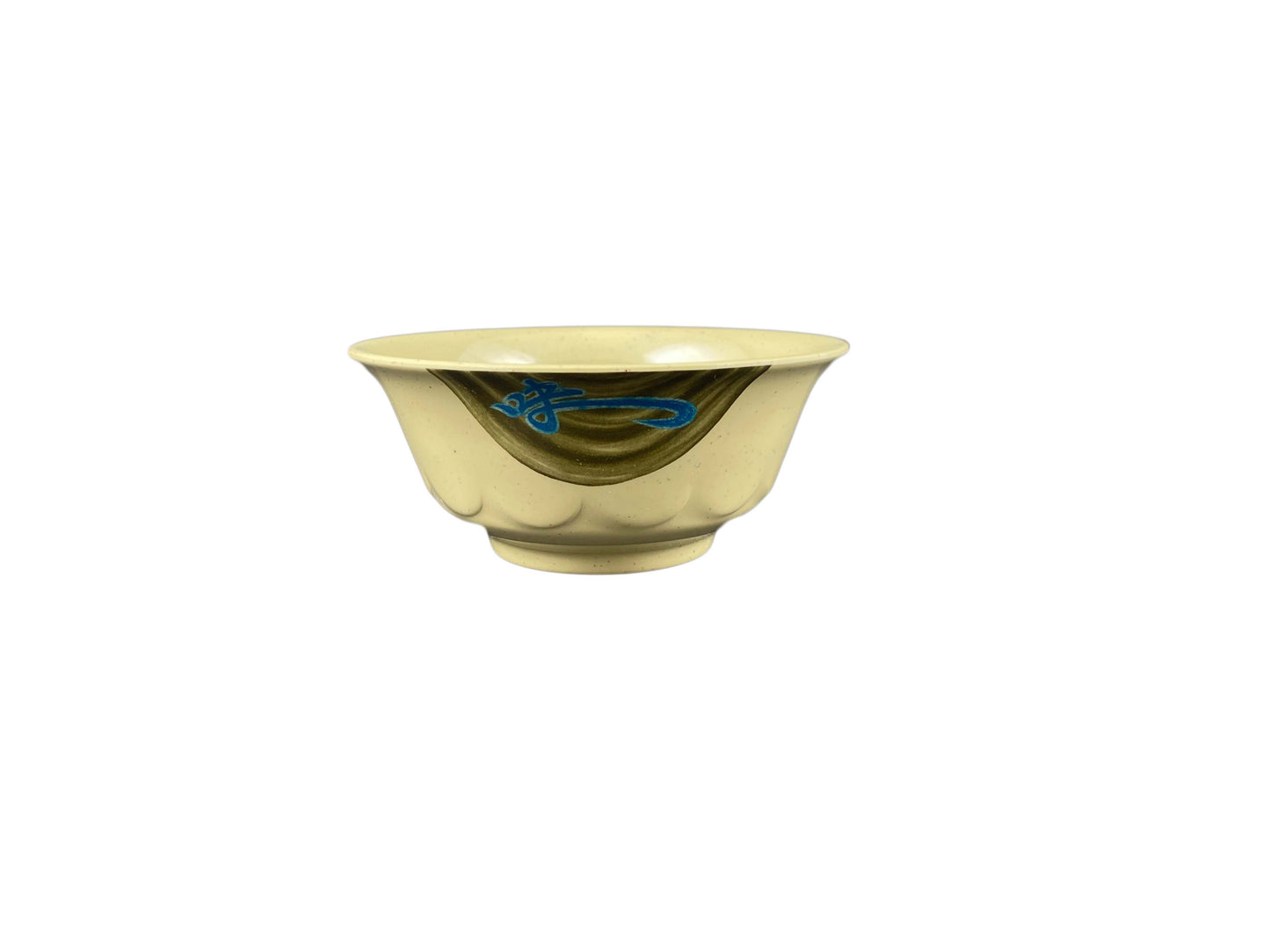 Thunder Group 5265J Wei 25 oz. Round Melamine Scalloped Bowl - 12/Case