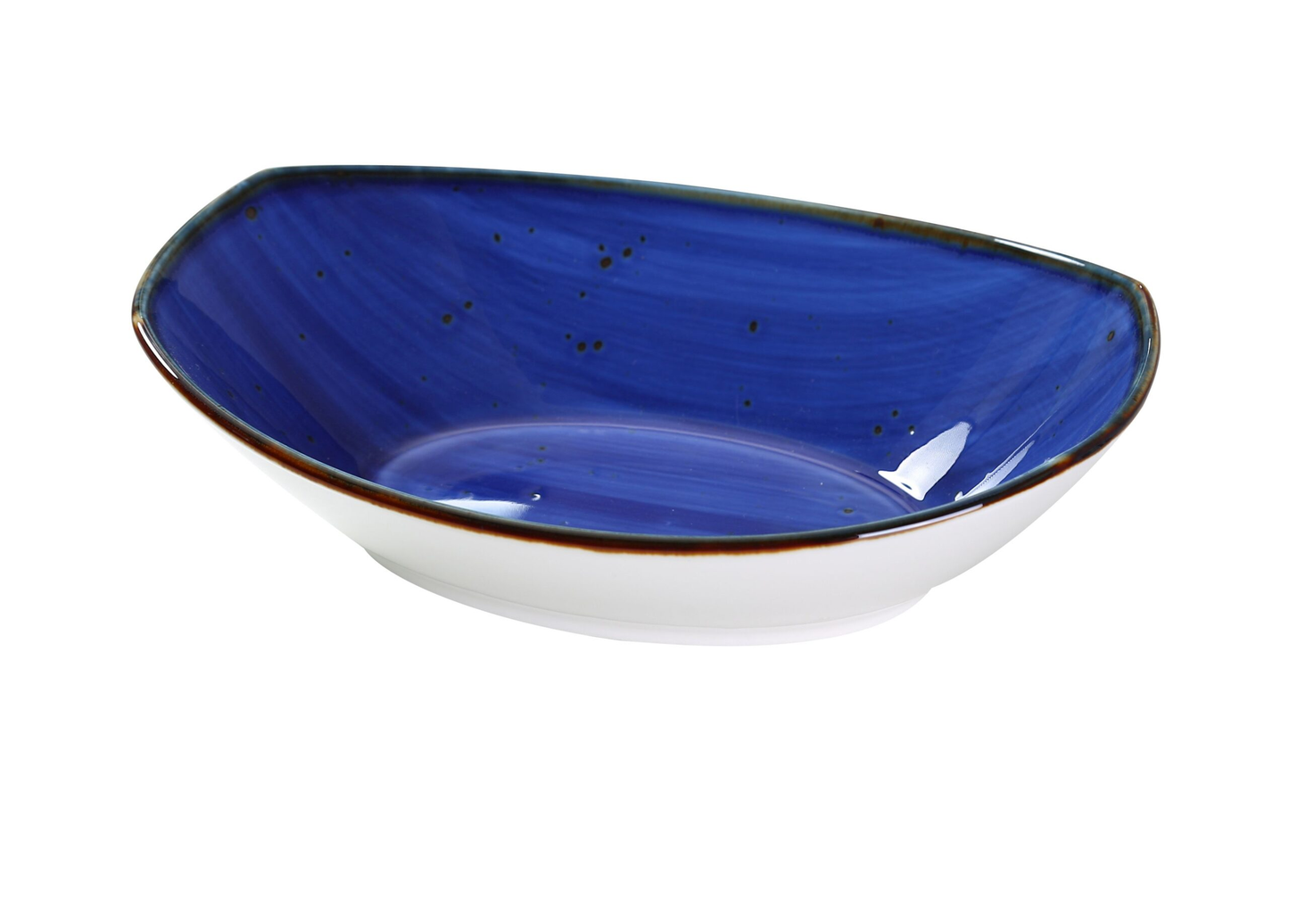 Yanco LY-407BU Lyon Bowl 10 Oz. 7"L X 4-3/4"W X 1-3/4"H