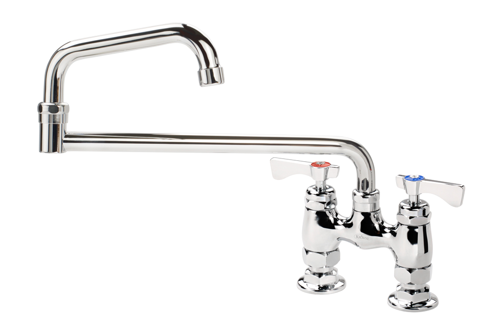 Krowne 15-418L Deck Mount Faucet w/ 18" Double Jointed Swing Nozzle
