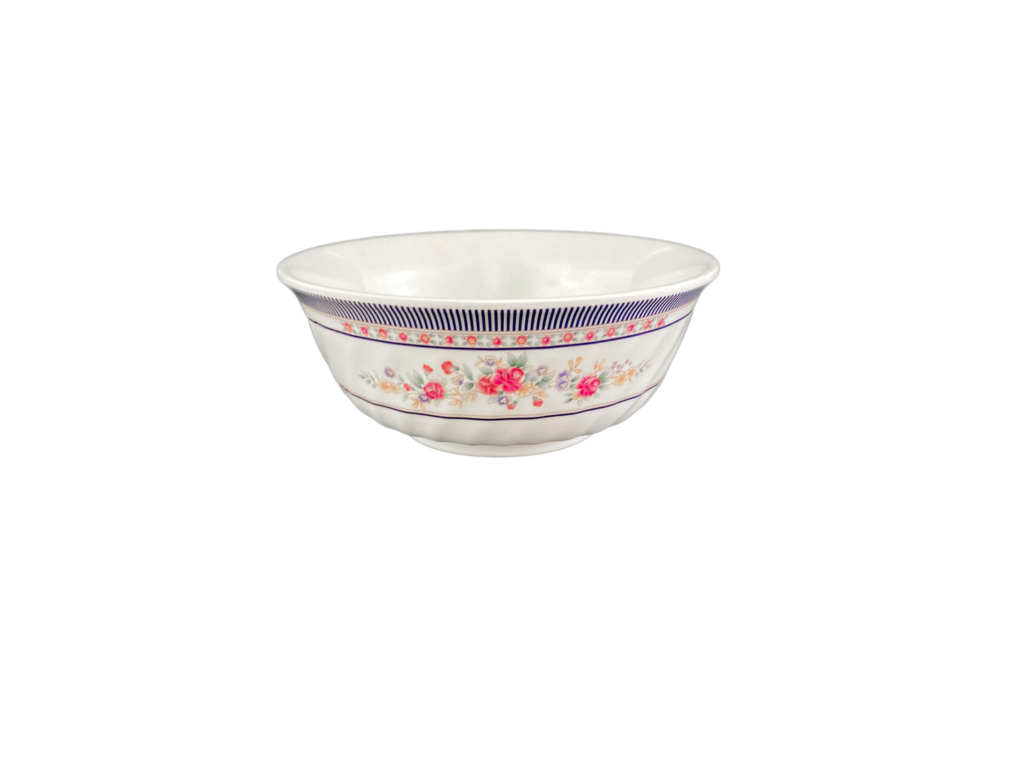 Thunder Group 5306AR 21 oz Round Swirl Melamine Bowl, Rose