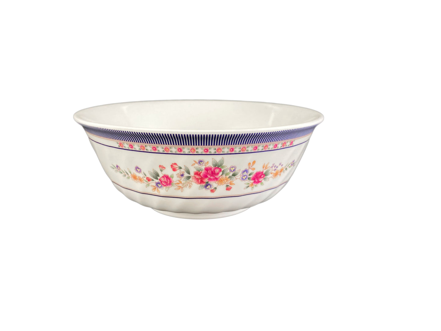 Thunder Group 5308AR 48 oz Round Swirl Melamine Bowl, Rose