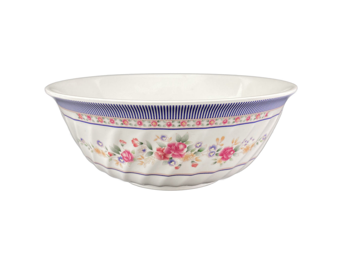 Thunder Group 5309AR 72 oz Round Swirl Melamine Bowl, Rose