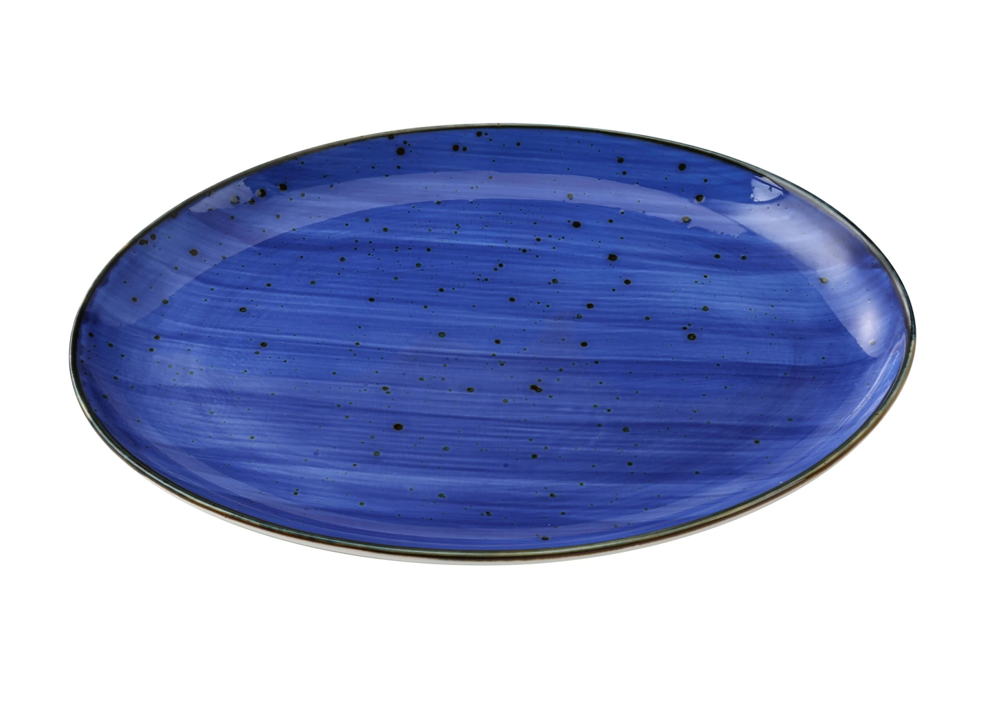 Yanco LY-2108BU Lyon Platter 8"L X 5-1/2"W X 3/4"H Oval