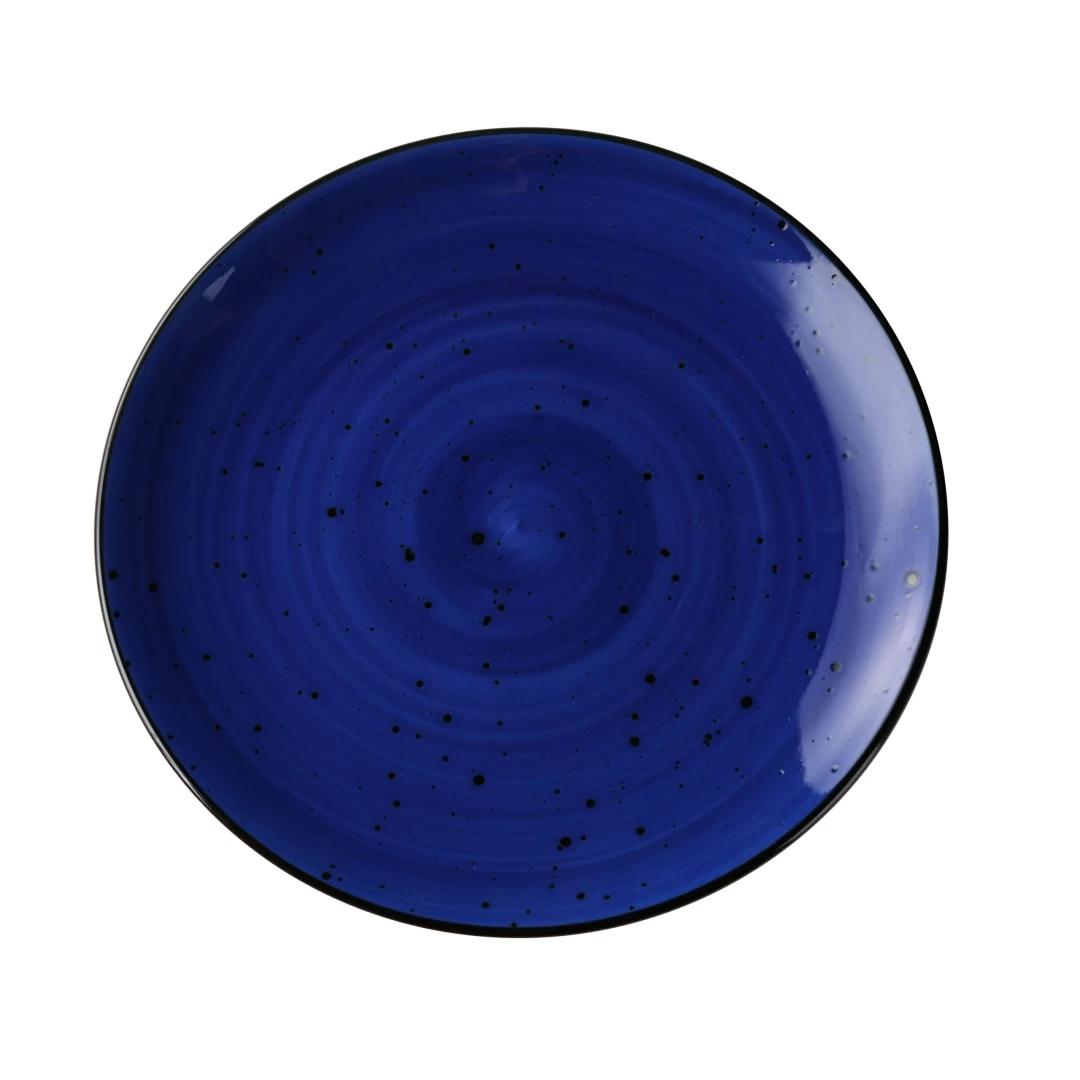 Yanco LY-1112BU Lyon Plate 12-1/4" Dia. X 1-1/4"H Round