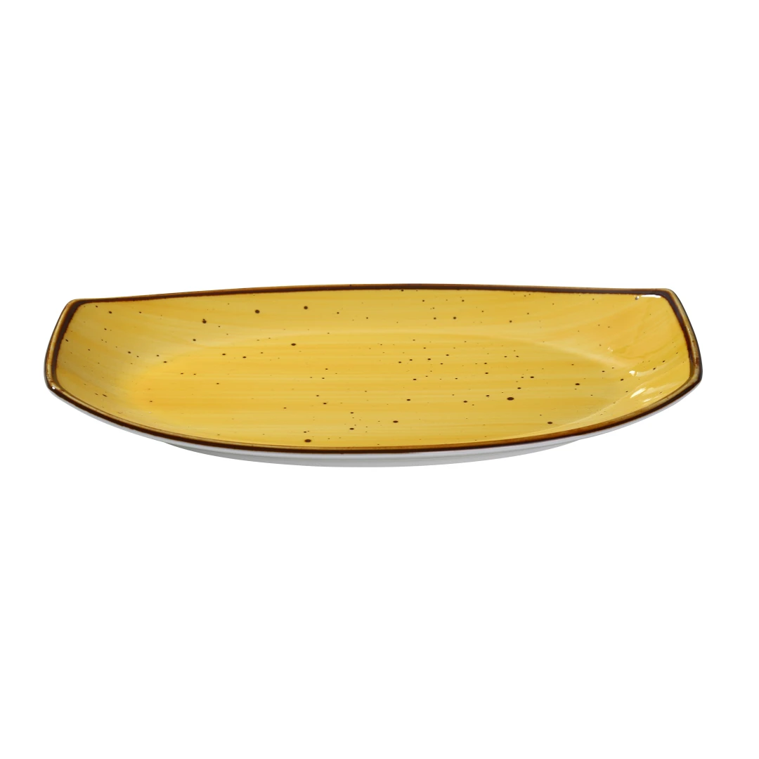Yanco LY-215YL Lyon Plate 15"L X 8-1/2"W X 1-5/8"H Rectangular
