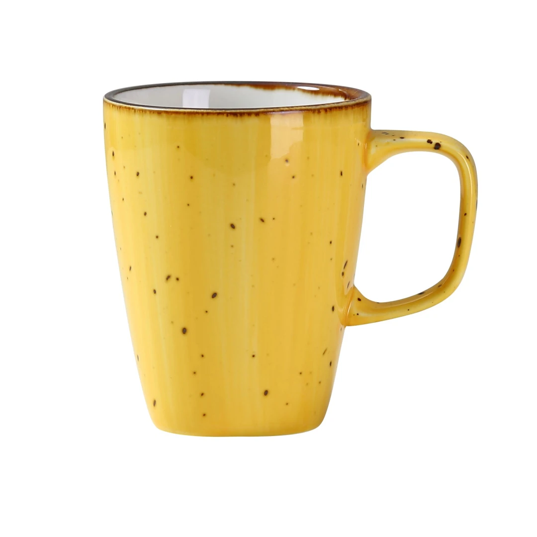 Yanco LY-503YL Lyon Mug 10 Oz. 3-1/4" Dia. X 4"H