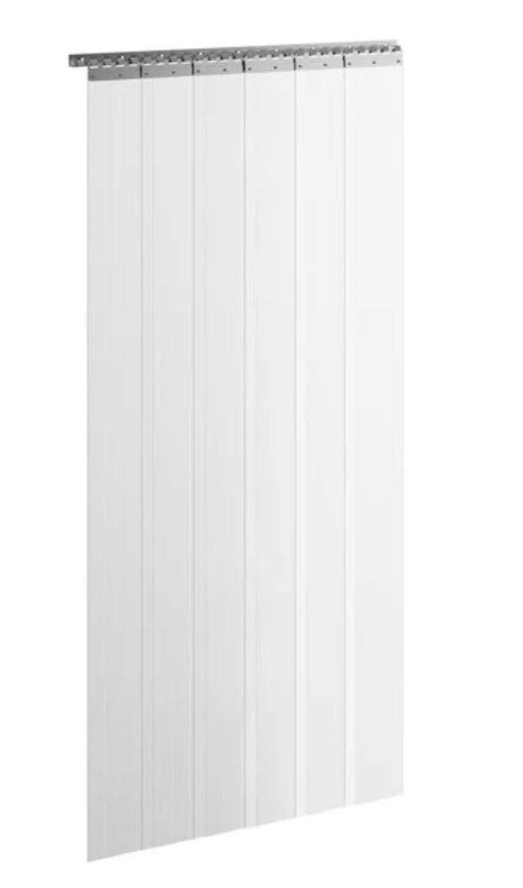 Lavex 40" x 80" Strip Curtain for freezer/ refrigerator