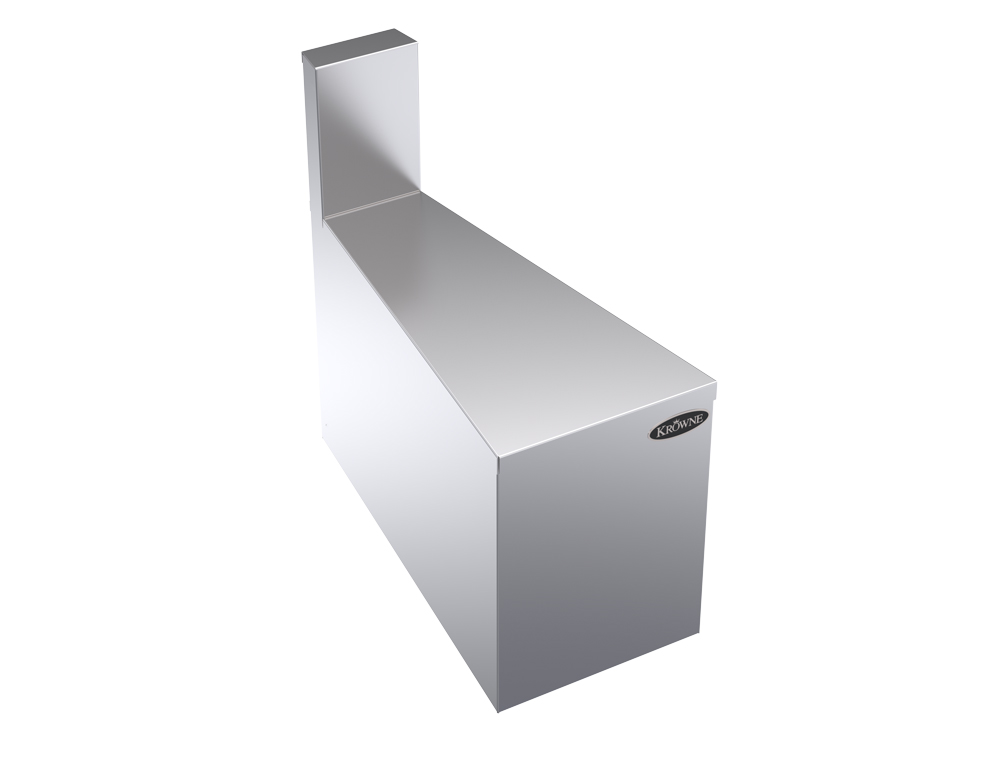 Krowne KR19-F15 19" Front Angle - 15 Degree, 6 1/2" Back Splash