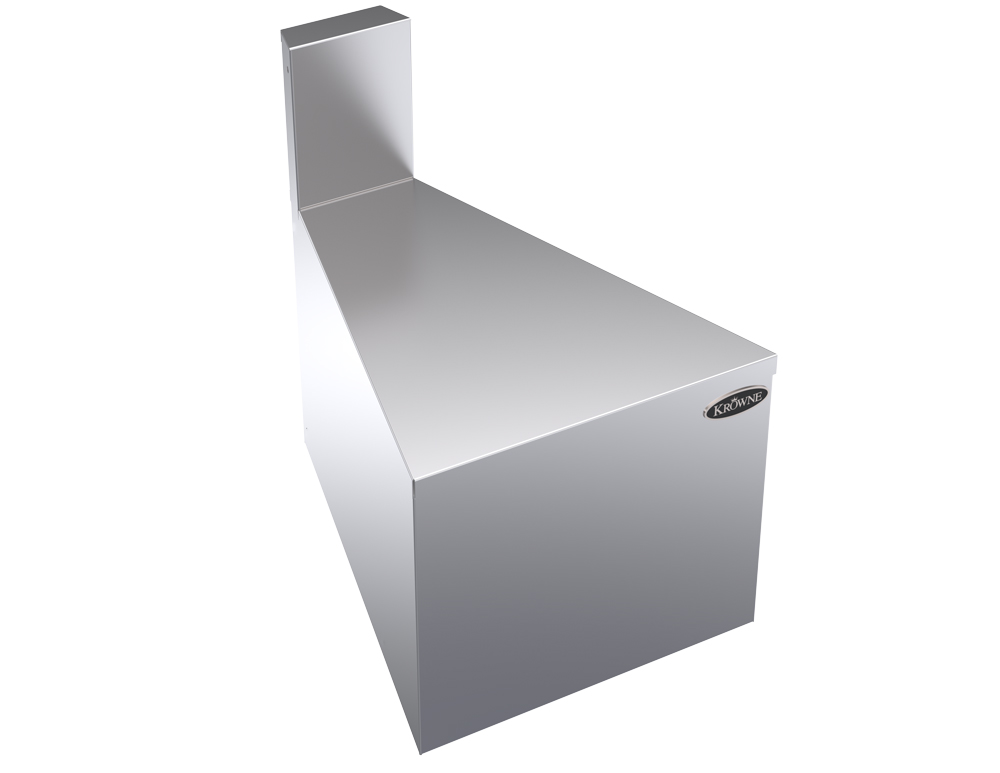 Krowne KR19-F30 19" Front Angle - 30 Degree, 6 1/2" Back Splash