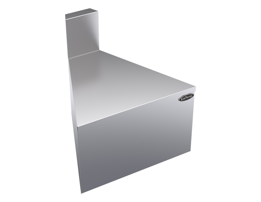 Krowne KR19-F45 19" Front Angle - 45 Degree, 6 1/2" Back Splash