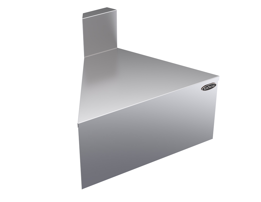 Krowne KR19-F60 19" Front Angle - 60 Degree, 6 1/2" Back Splash