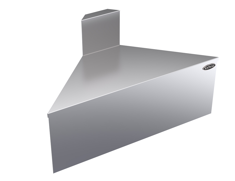 Krowne KR19-F90 19" Front Angle - 90 Degree, 6 1/2" Back Splash