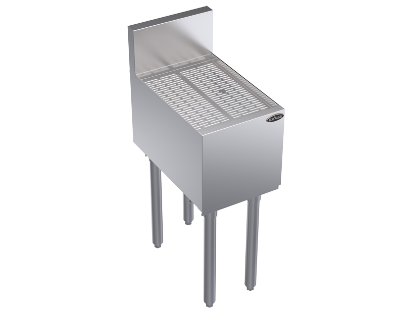 KROWNE KR19-GS12 Under Bar Freestanding Drainboard, 12 inch W x 19 inch D