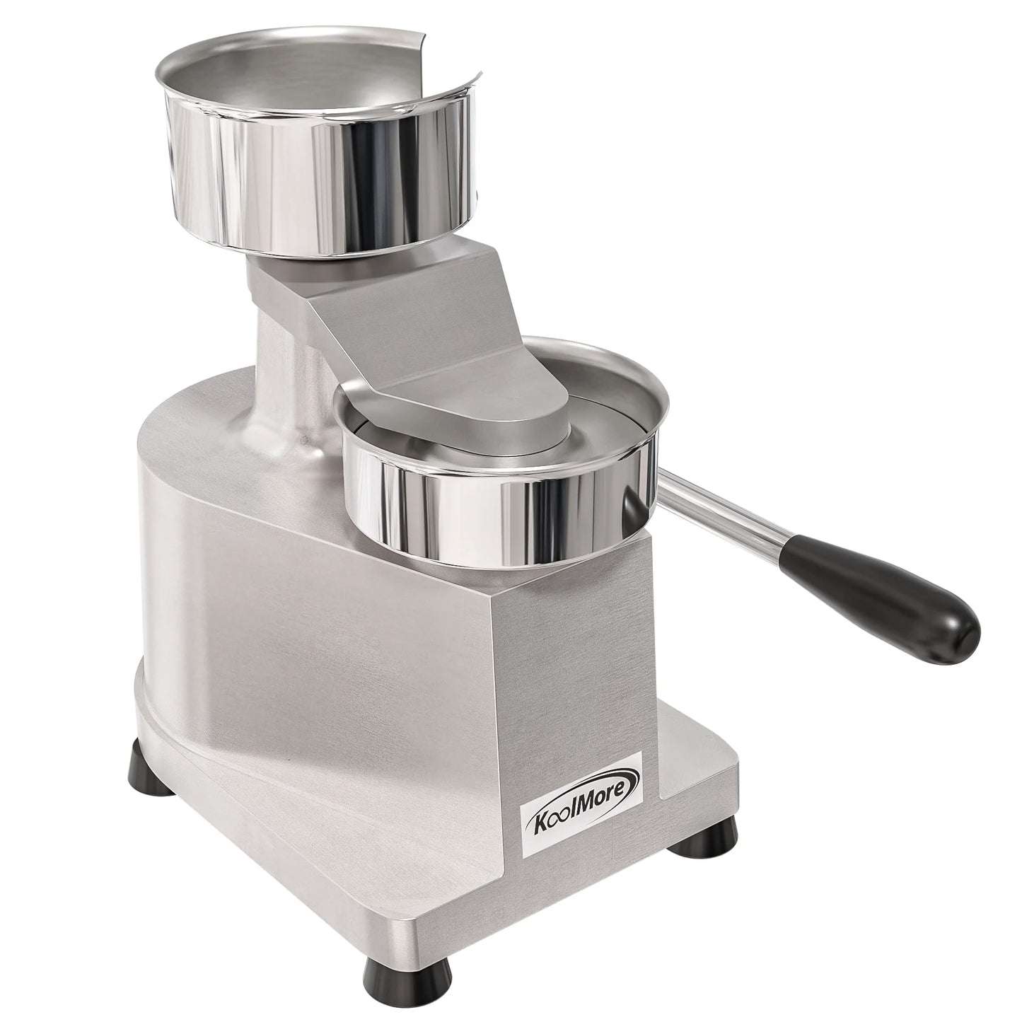 Koolmore CHM-4 4 In. Heavy-Duty Hamburger Patty Molding Press With Handle