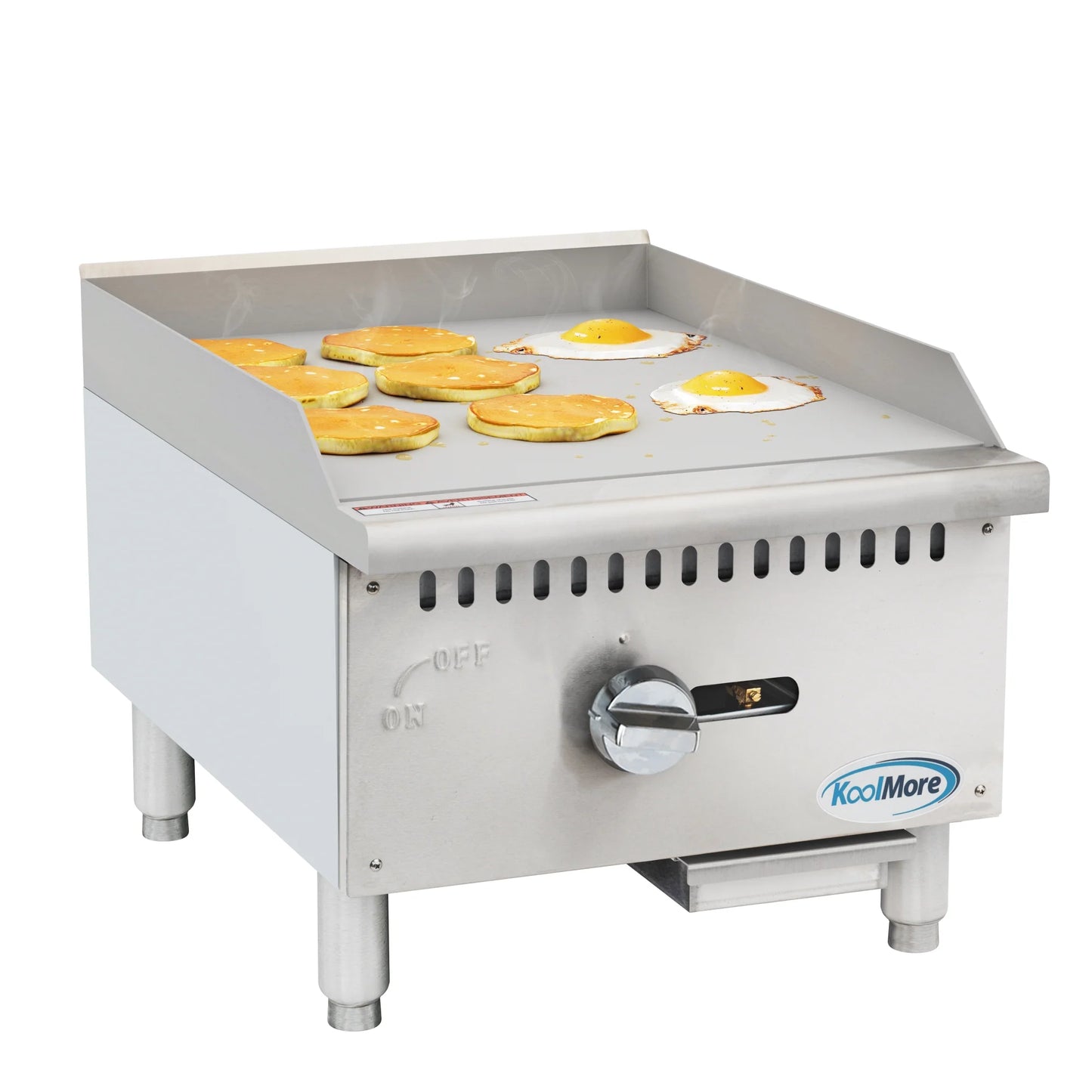Koolmore KM-GG1-18M 18" Gas Countertop Griddle with Manual Controls 30,000 BTU