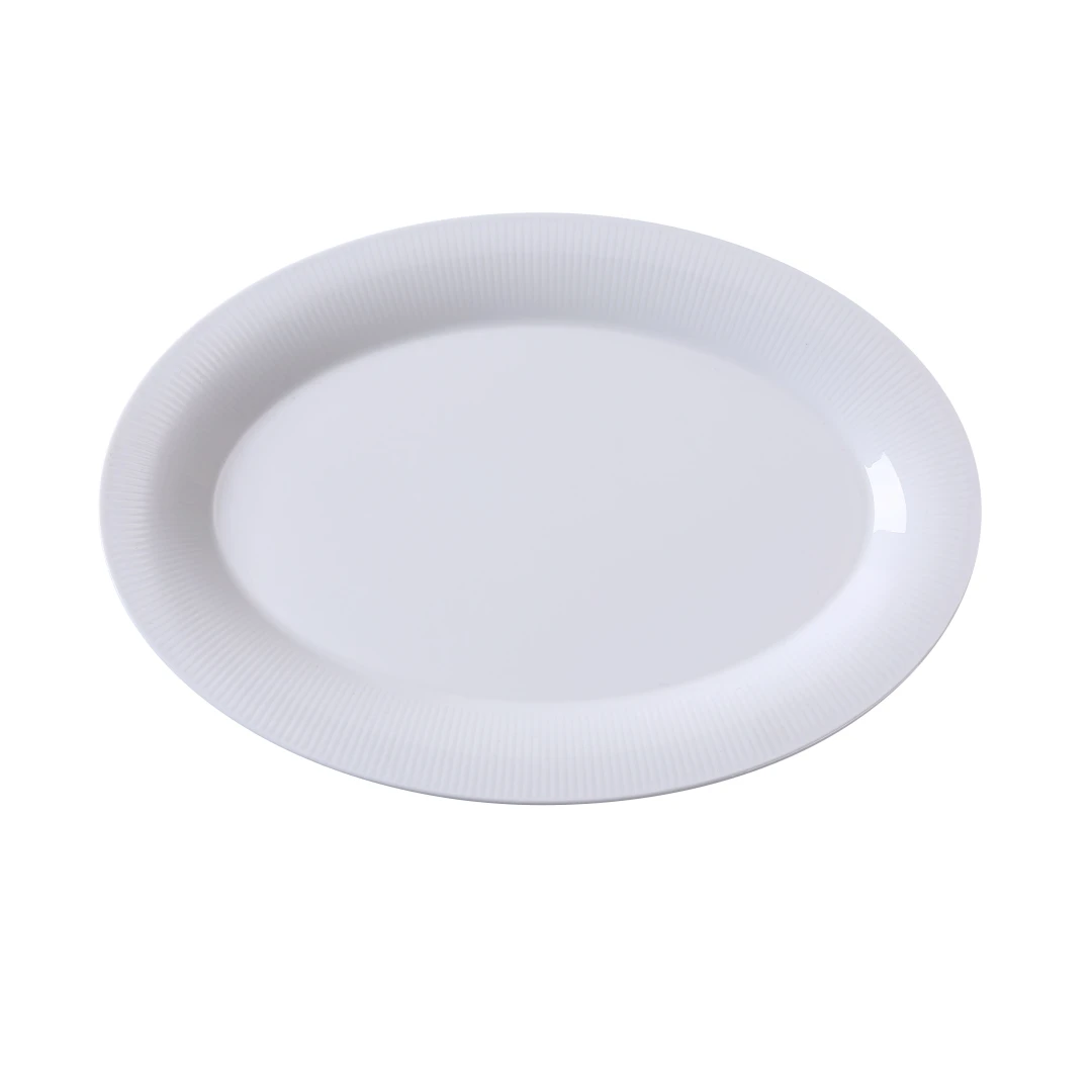 Yanco SI-210 Siena Platter 10"L X 7"W X 3/4"H Oval